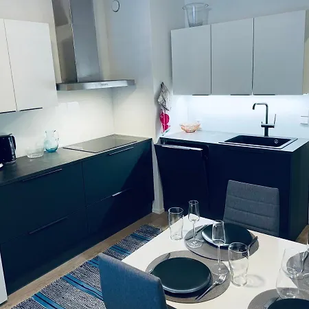Daire Saimaa Harbour - Ac, Wifi, Balcony & Centre Lappeenranta